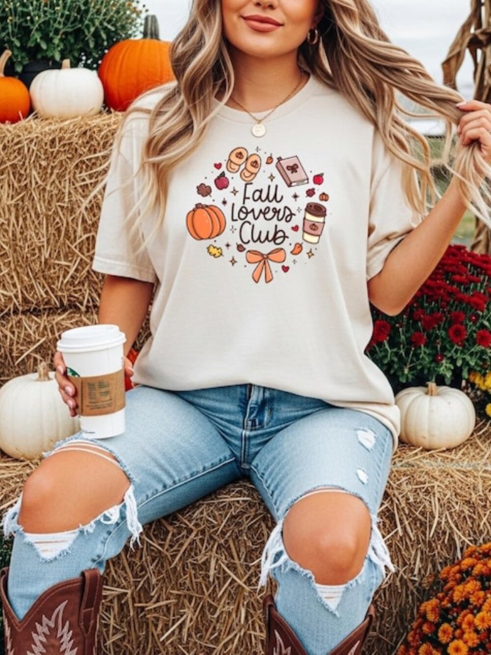 Fall Lover T-shirt, Cute October Tee, Pumpkin Bear Shirt